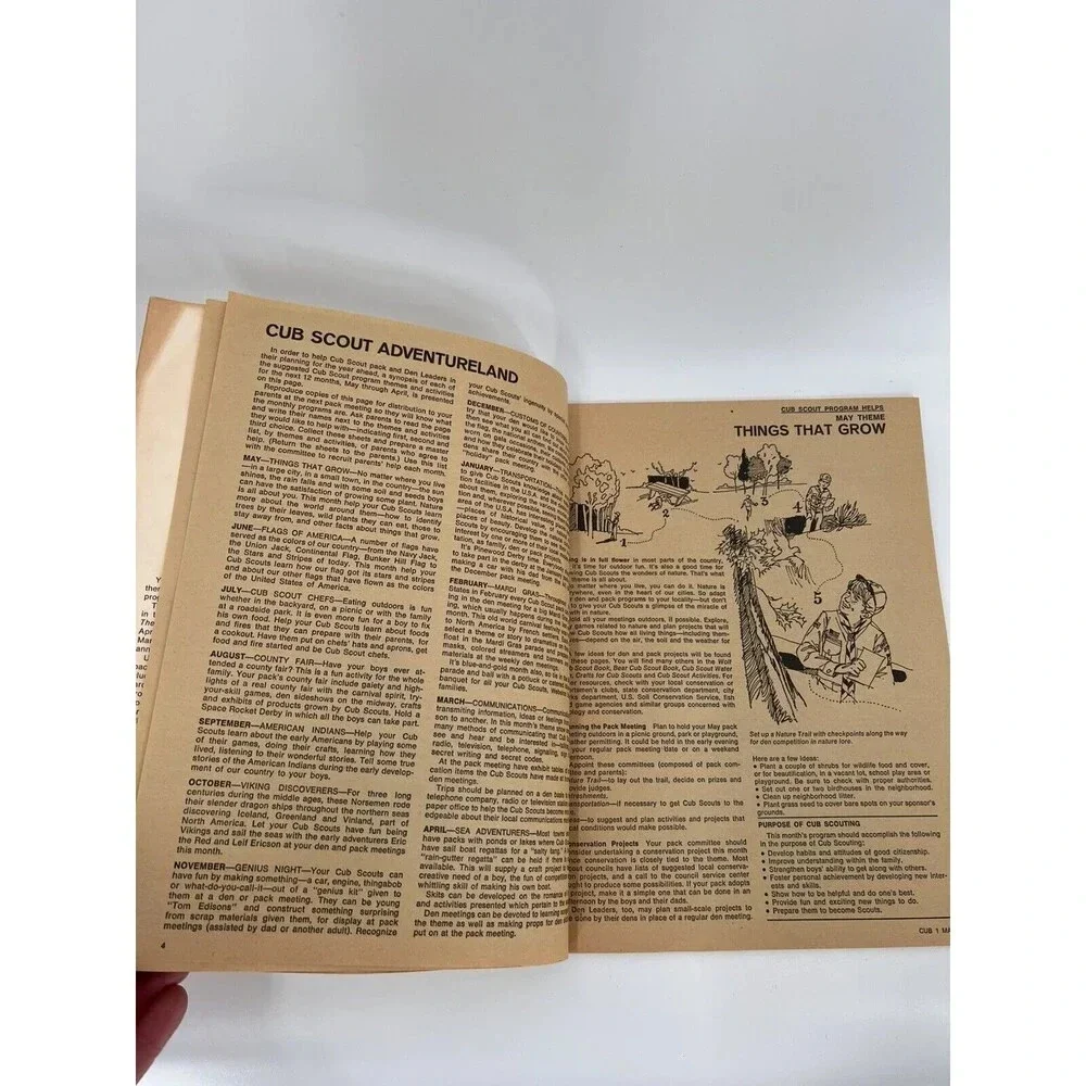 VINTAGE 1973 74 Cub Scout Program Helps Boy Scout Of America Scouting BSA